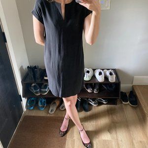 Cynthia Rowley Womens Black Dress 100% Silk Size 2